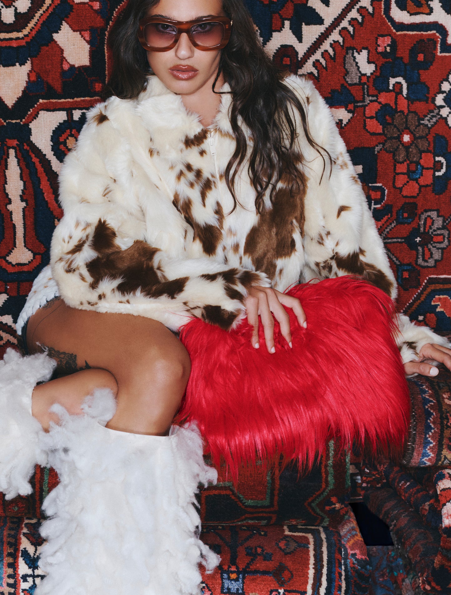 Pammy Clutch - Cherry