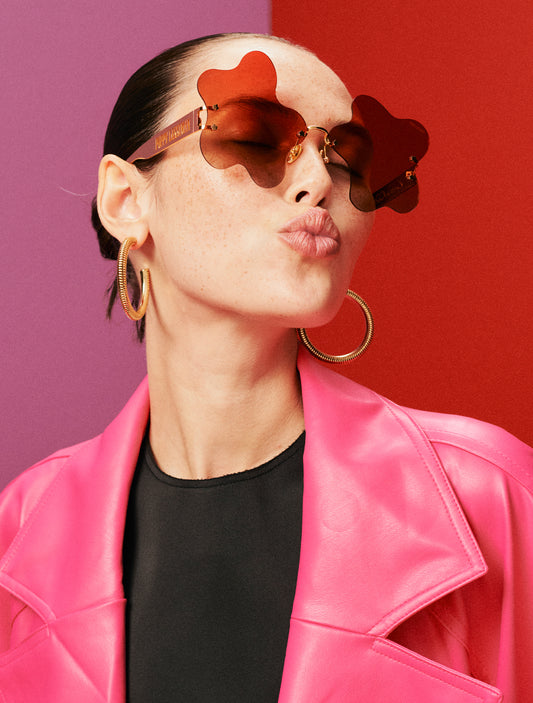 Floating Flowers - Orange