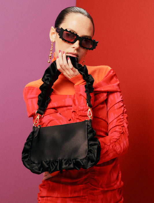 Zig Zag - Black / Pink