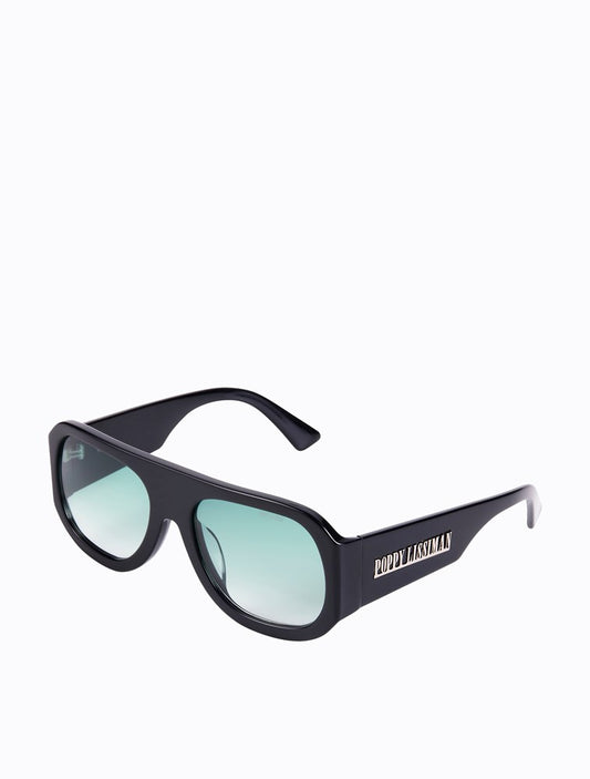 Spruce Aviators - Black/Green Gradient