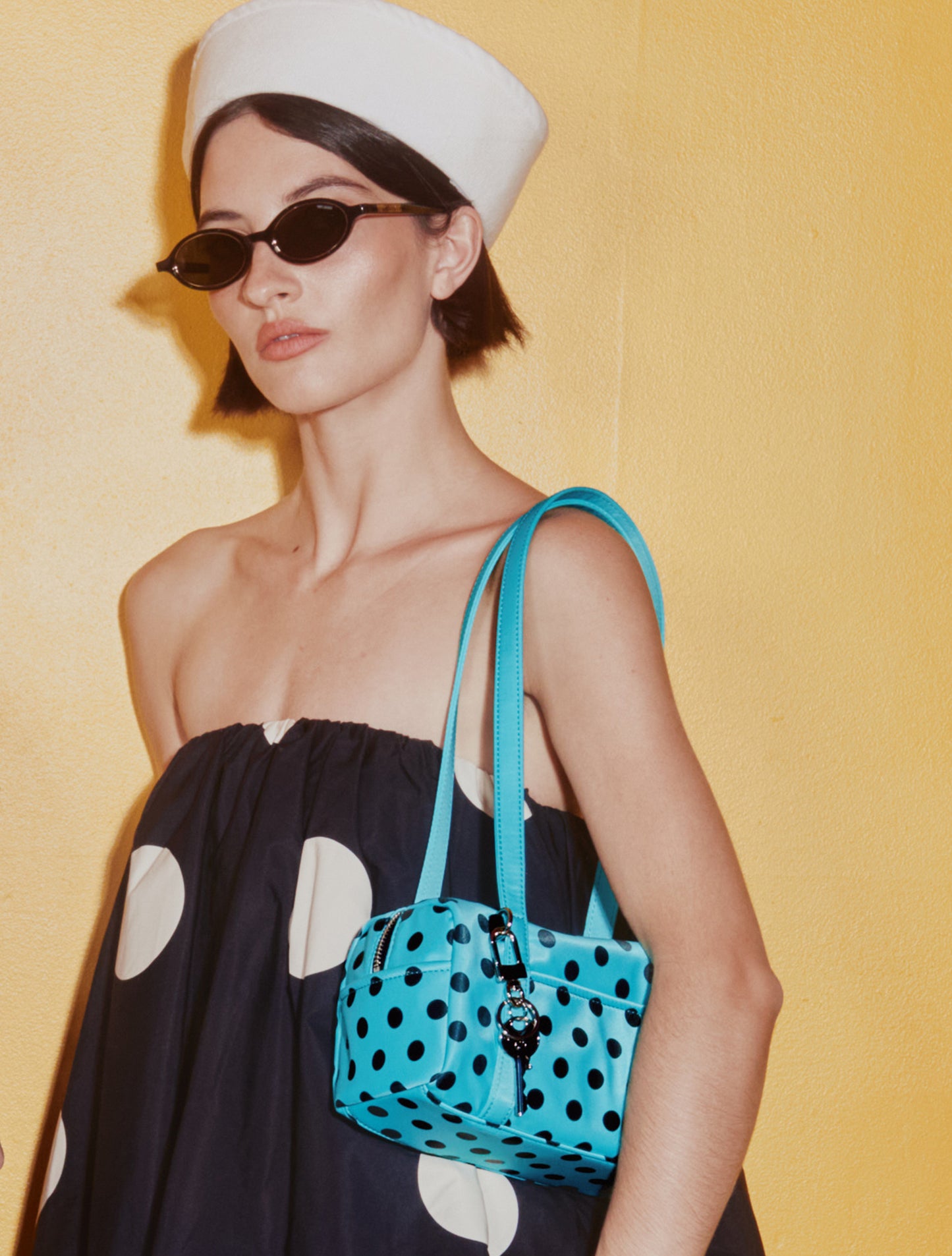 Binkie Duffle Mini - Turquoise Spot