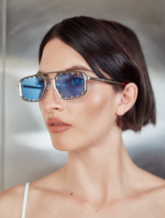 Caspian - Silver / Blue