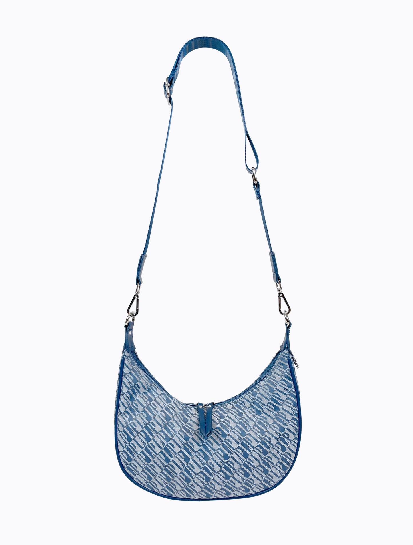 Krawsant Satchel - Blue Jacquard