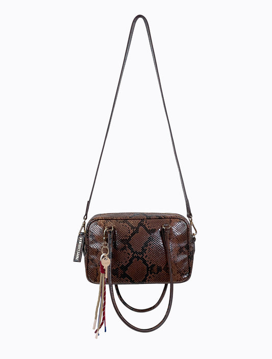 Le Tid Mini Trunk Bag - Choc
