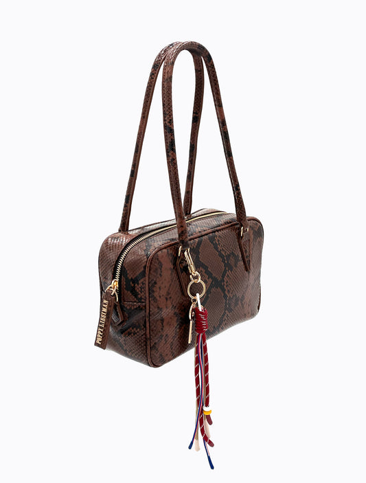Le Tid Mini Trunk Bag - Choc