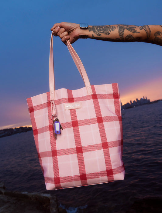 Tarnation Tote - Pink Tartan