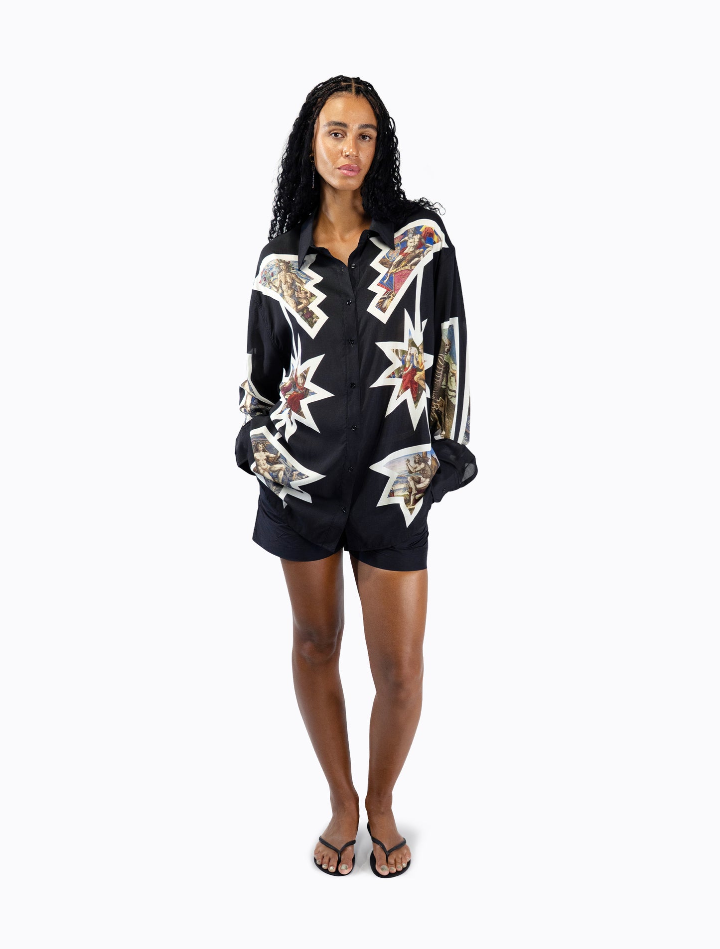 Shatsu Shirt - Black Voltage