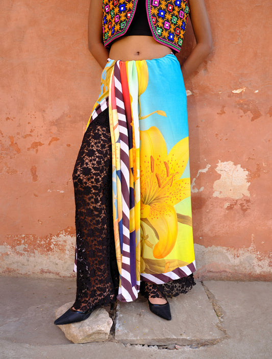 Yellow Lilies Sarong