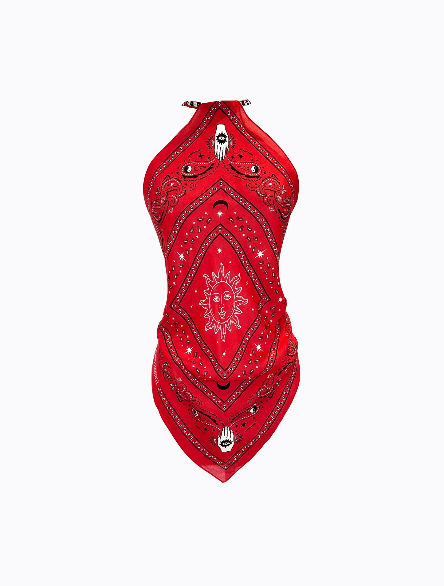 HonkyTonk Halter - Red Bandana