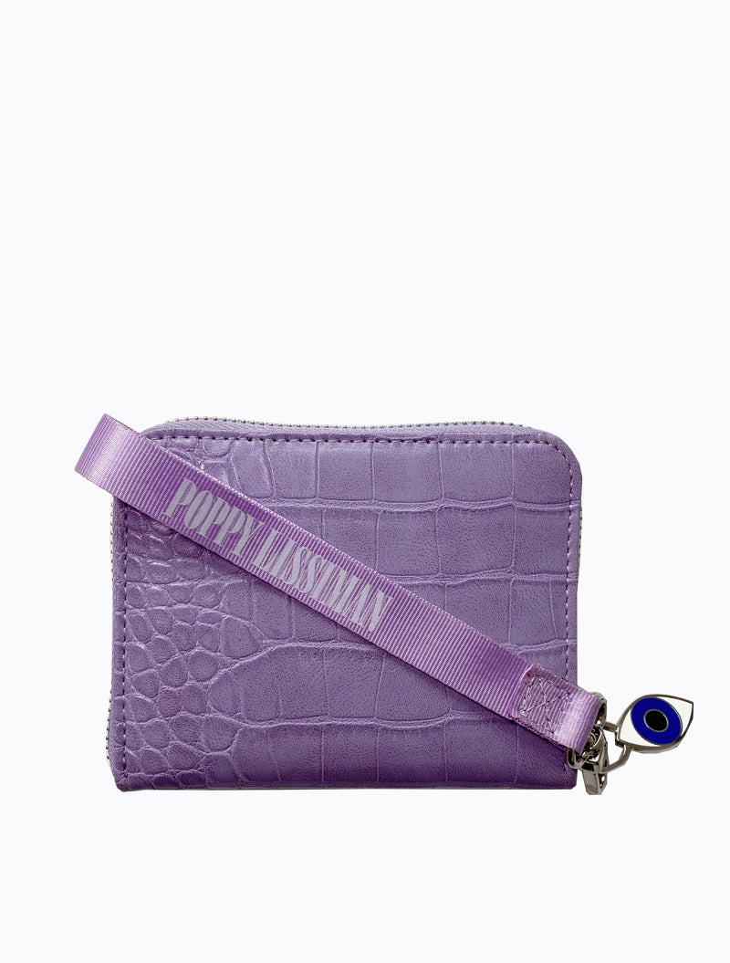 Croc Wallet - Lilac