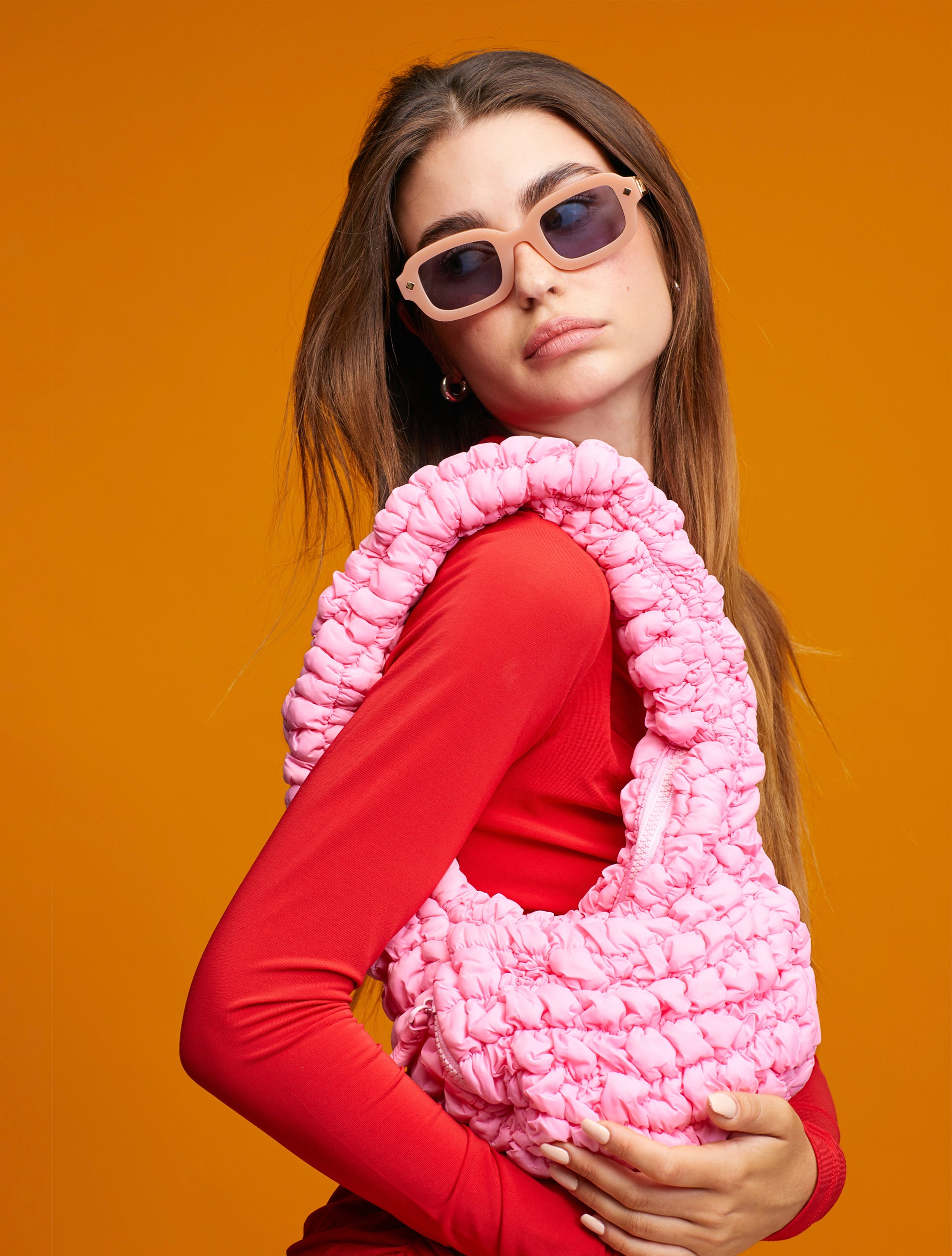 PINK PUFFY BAG DLXVF – No Limit Clothing Store