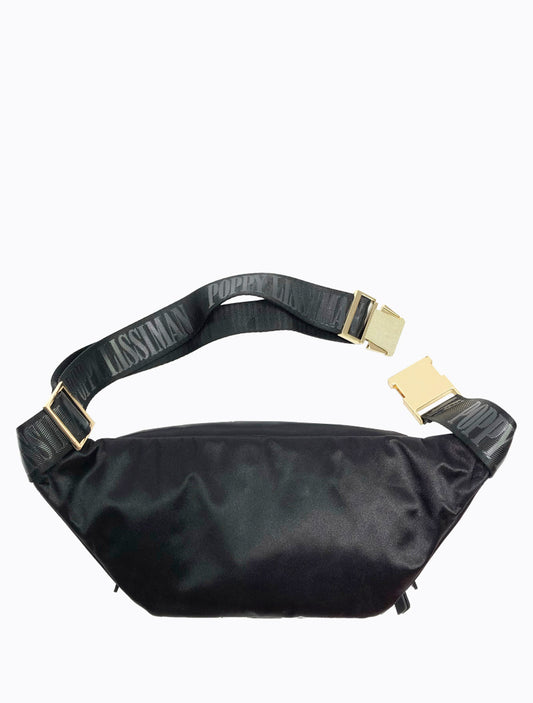 Malibu Waistbag - Black Satin